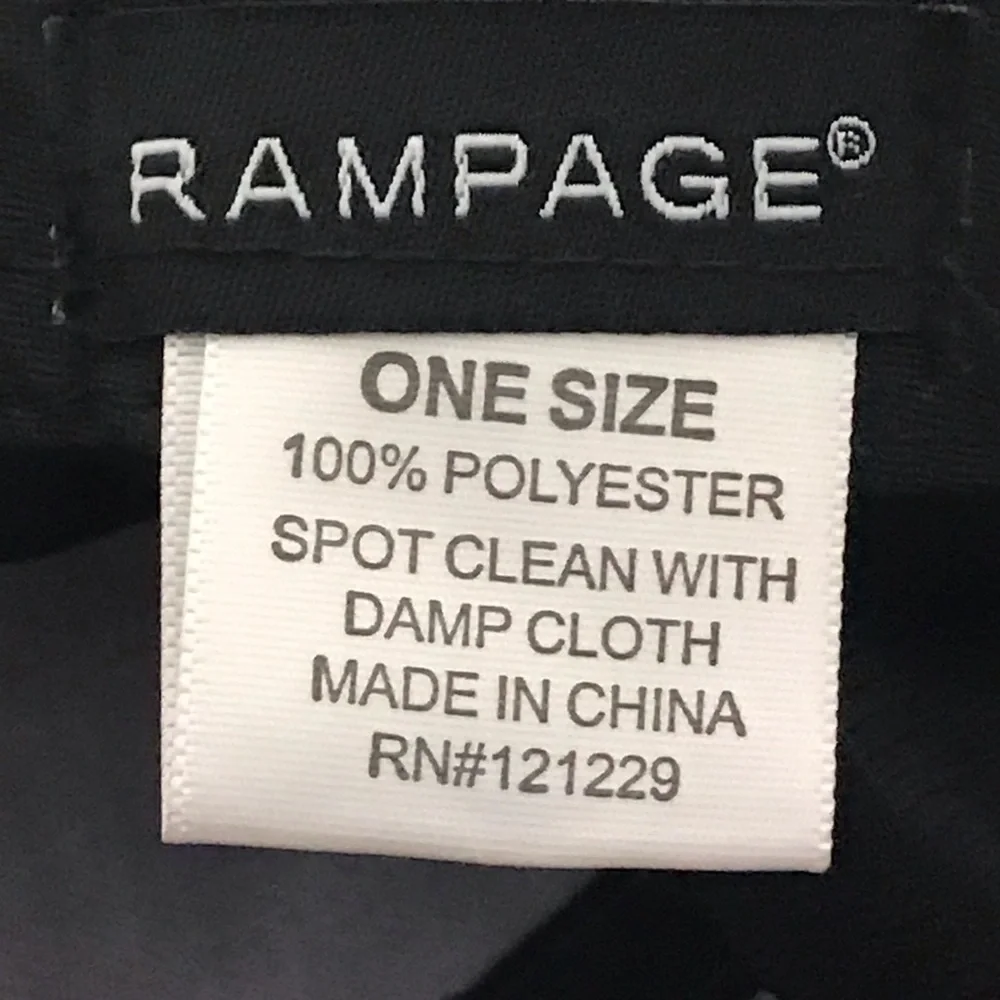 Rampage Adjustable Velvet Maroon Cap